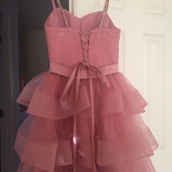 Pink Mini Prom Dress - Picture 2 of 2